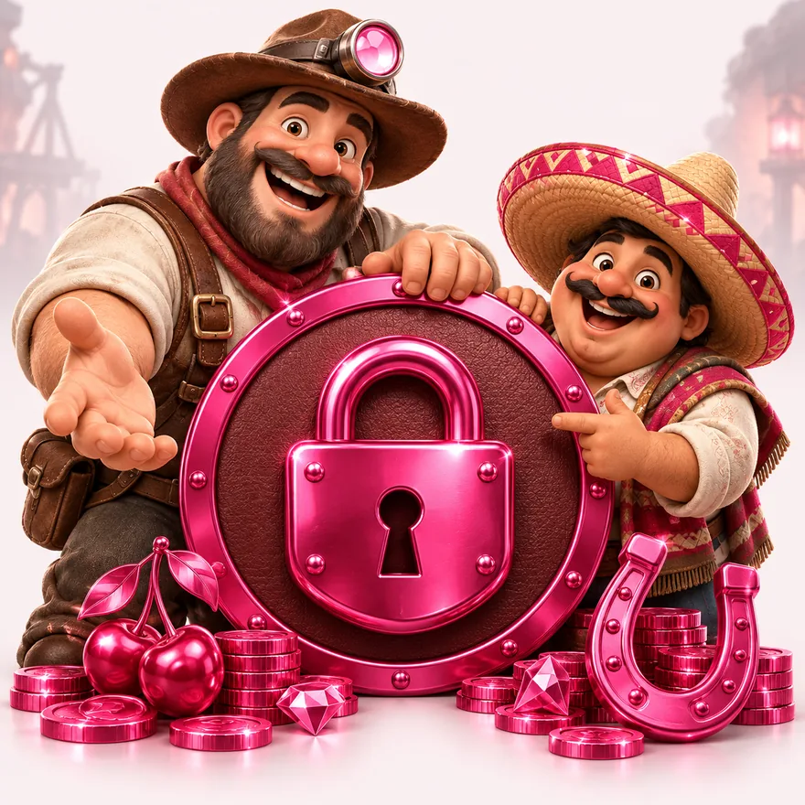 Padlock emblem — Wild Fortune