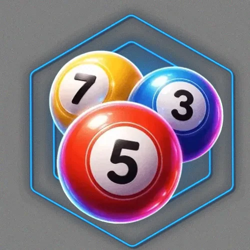 Numbered bingo balls