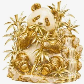 Panda eating bamboo — Wild Fortune